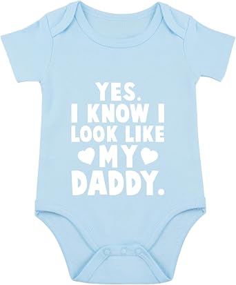 I Love My Daddy Baby Bodysuit Dad Bodysuit for Baby Daddys Girls Clothes Hi Daddy Babies Romper
