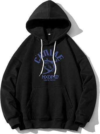 Seidarise Mens hip hop hoodie, hoodie Sweatshirt Oversized Streetwear Casual Pullover