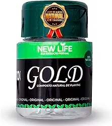 New Life GOLD Suplemento Natural | Termogênico e Detox | 10 Cápsulas