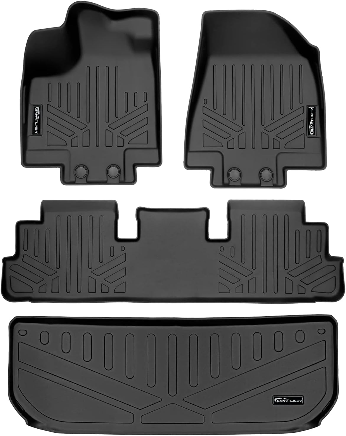 SMARTLINER Custom Fit Floor Mats 2 Rows and Cargo Liner