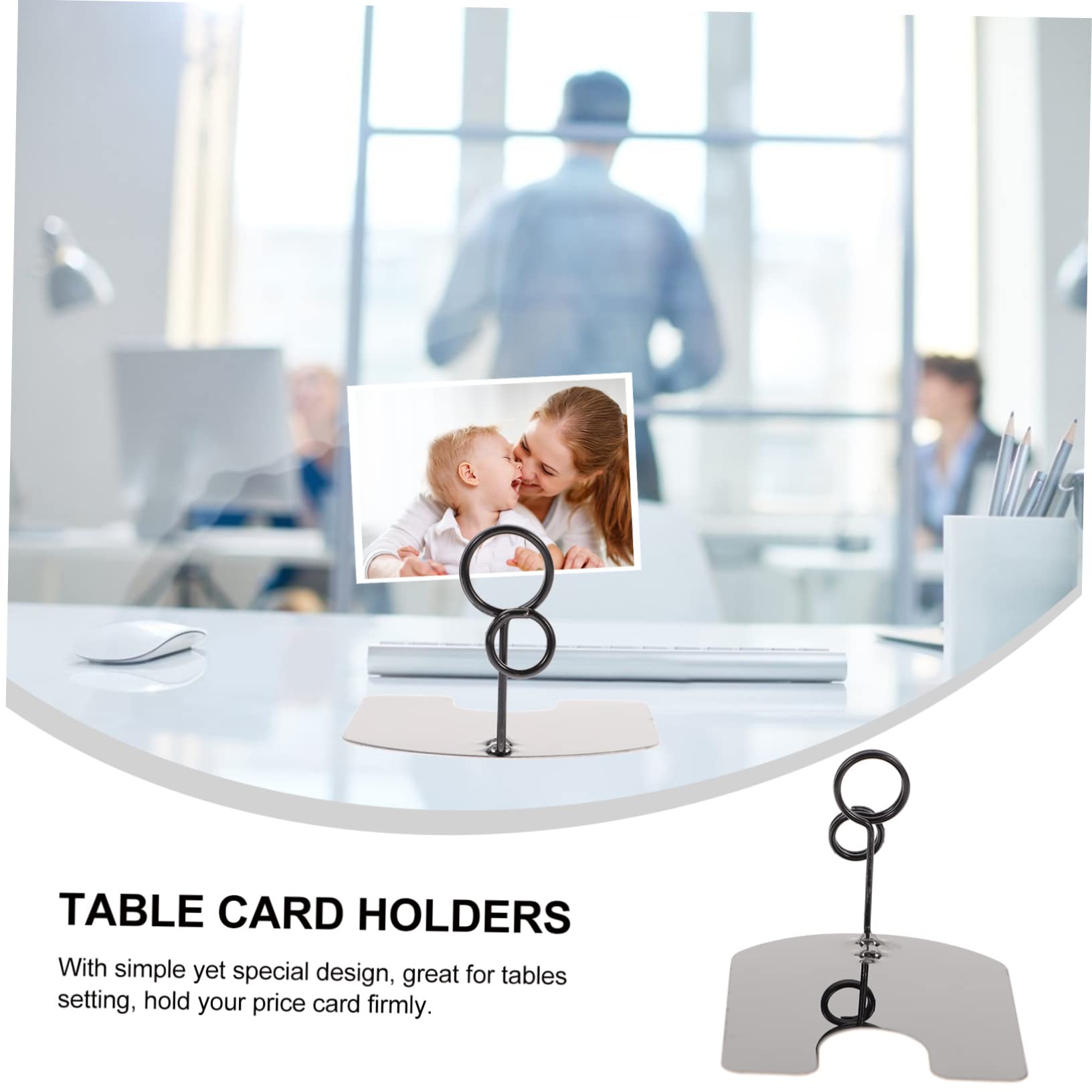 Lot De 20 Supports Adhésifs Pour Panneaux - Porte-cartes, Tickets, Photos (5x4.1x3cm)