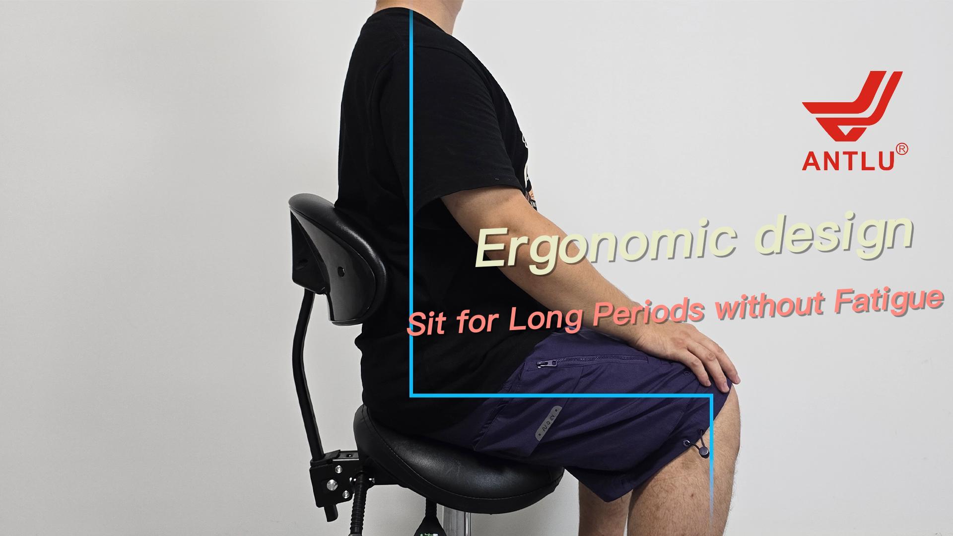Amazon.com: Antlu Saddle Stool Chair with Back Support, Ergonomic