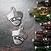 ORBLUE Wall-Mounted Bottle Openers - Stainless Steel, Mountable Beverage, Beer, Soda Caps Remover - Mounting Hardware Included, 2-Pack, Army Gray