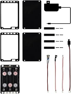 UPS V5 Power Supply Uninterruptible UPS HAT, Battery Charger Power Bank Power Management Expansion Board Set for Raspberry Pi 4 Model B