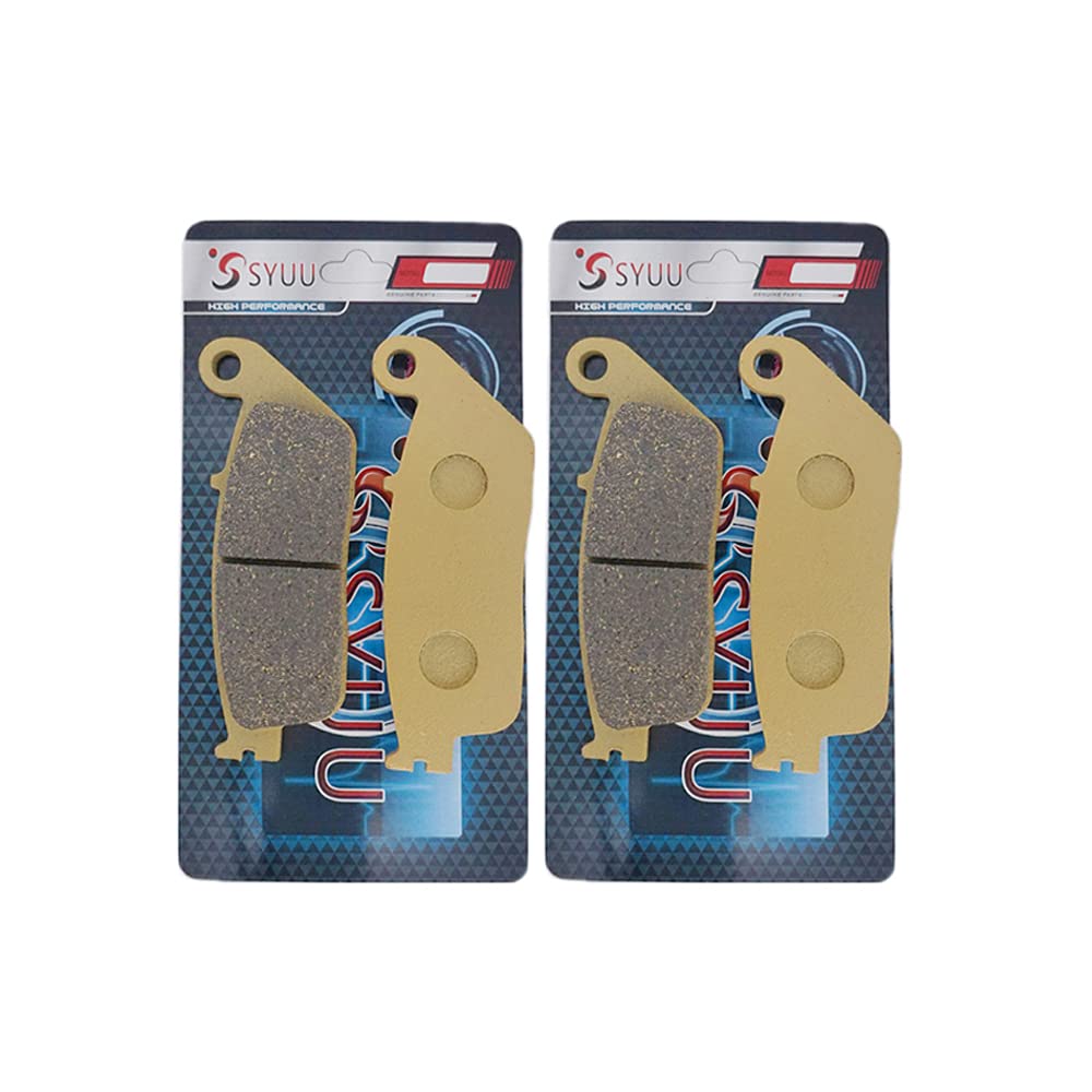 SYUU Klocki hamulcowe motocyklowe z włókna miedzianego z przodu do Suzukii GSX 400 1994-1996 GSF 600 Bandit 1995-1999 FA142F FA063R