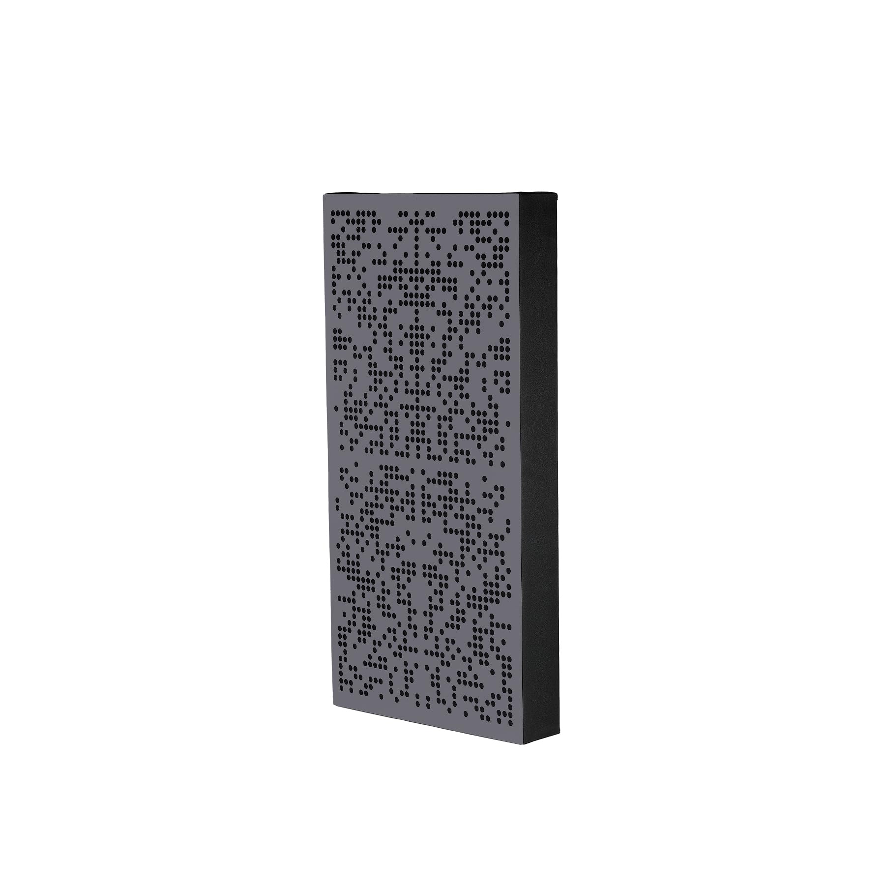 AbsorbFuser 100x50x11 cm - Akustik Absorber/Diffusor Hybridpaneel Schallabsorber (Grau)