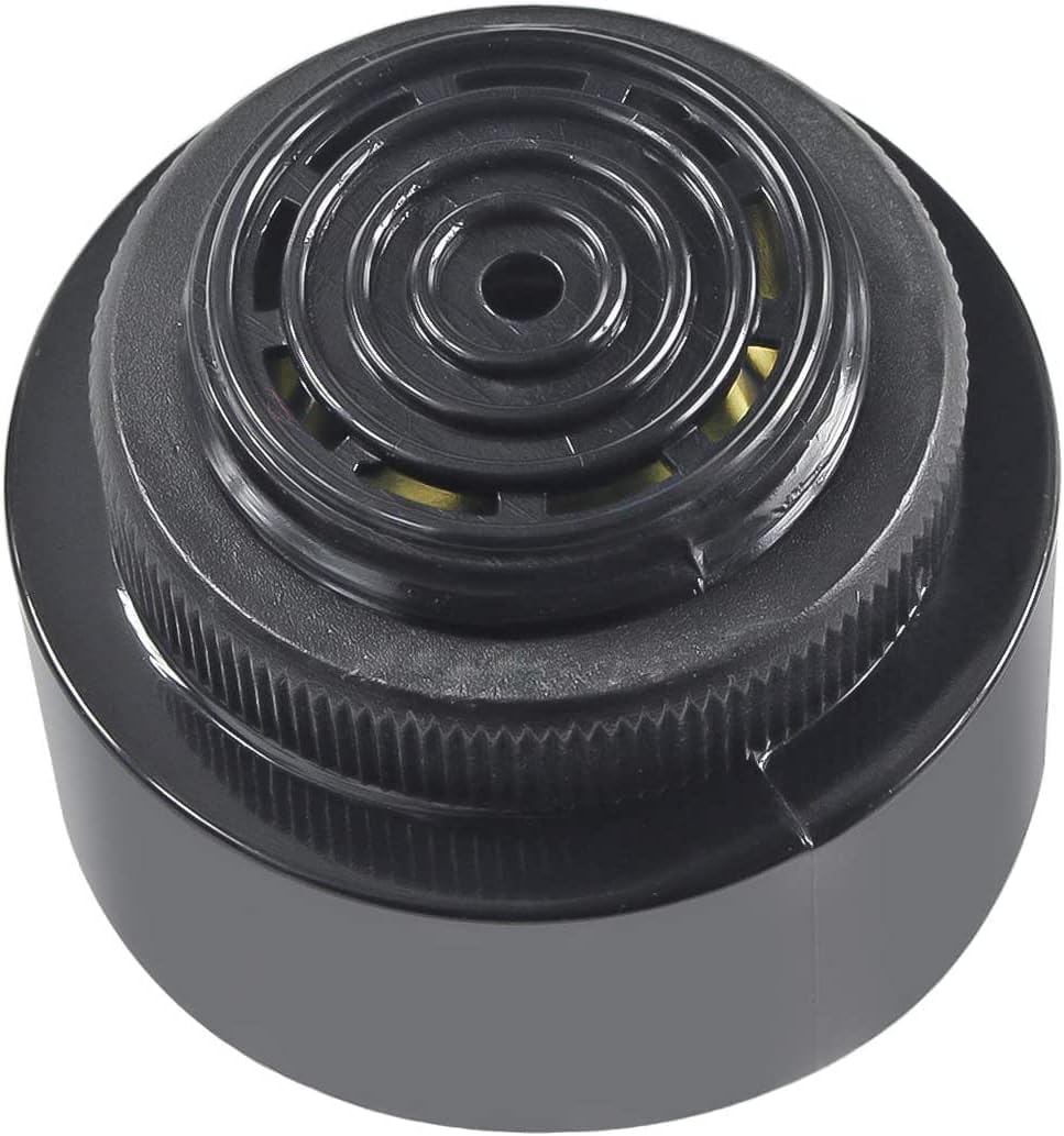 RUNCCI-YUN 2 pezzi Cicalini Elettronici di Allarme DC 3-24V Piezo Buzzer Suono Continuo per Arduino (Nero)