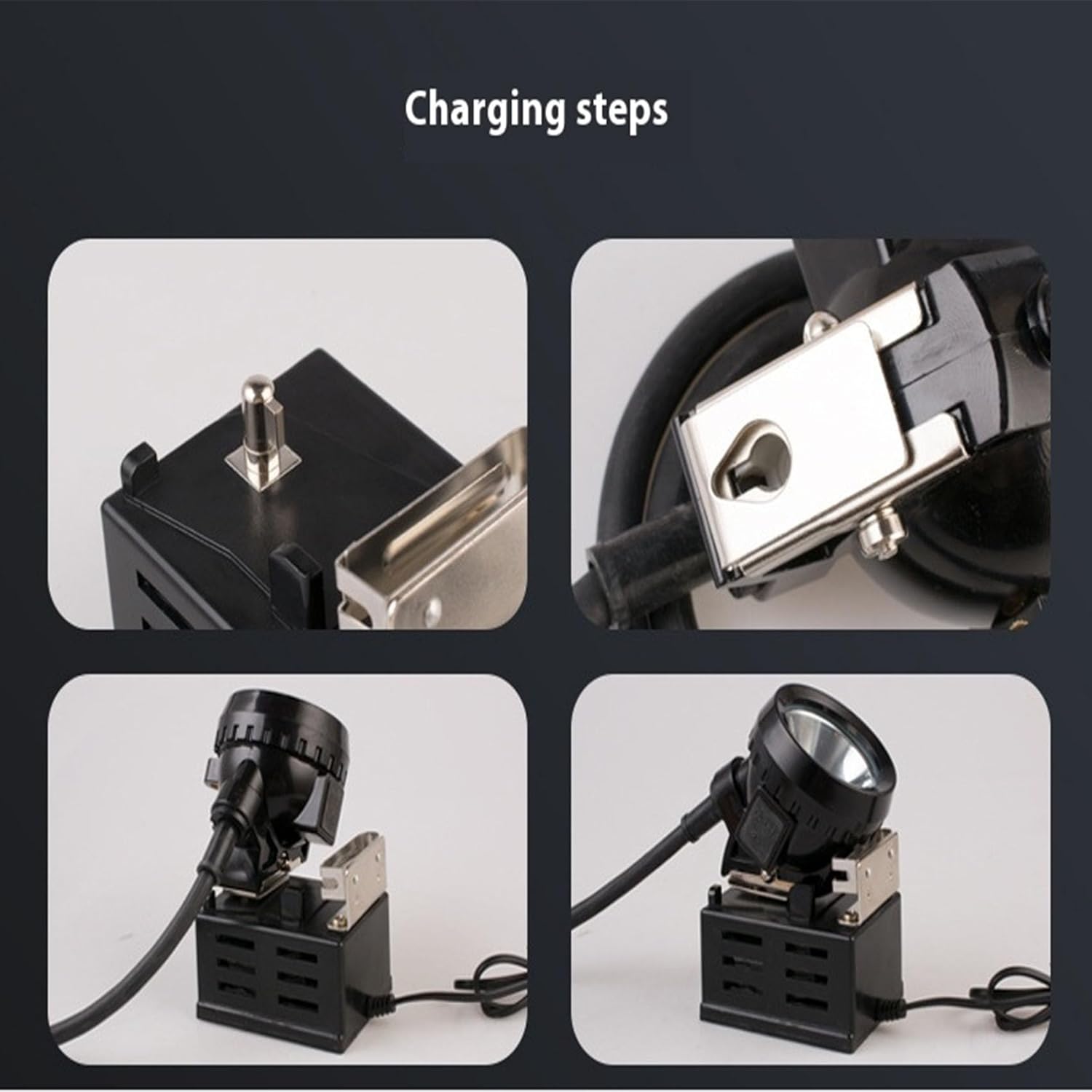 Smallmining Headlamp, High Lumen Rechargeable LED Cap Lamp Explosion Proof (Or Dustproof) Headlight with Helmet Bracket for Underground Work