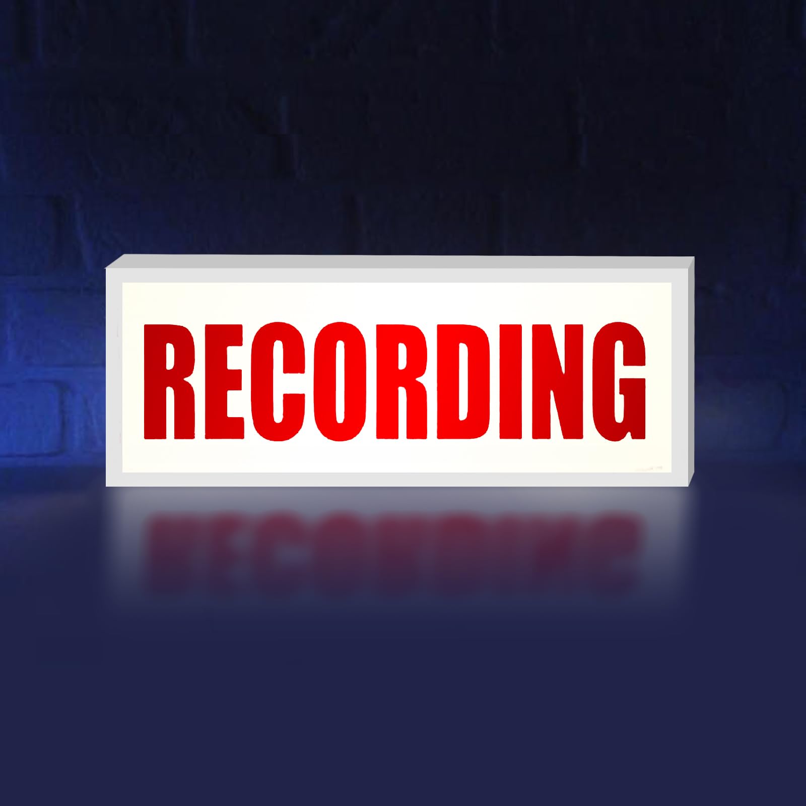 RECORDING Studio LED Light, Illuminated Sign, Many Lighting Modes Wireless Using With Remote Control, for Recording Radio Bar Pub Home Decoration — image 1
