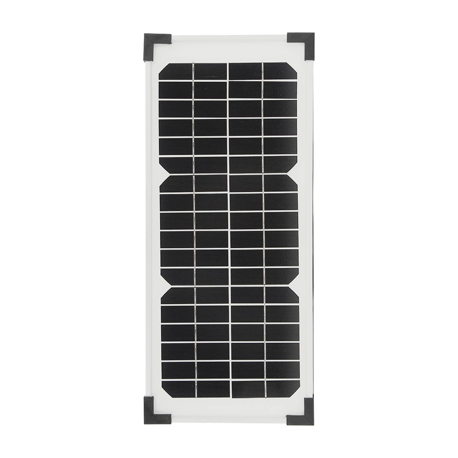 Kit de Panel Solar de 10 W FM123, Panel de Carga de Batería Solar Portátil para Puerta, Panel de Batería con Energía Solar para una Fácil Instalación y un Rendimiento duradero.