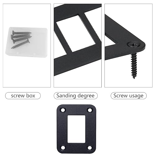 Miniatura 3 de Panel de interruptor basculante de 1 banda con interruptor de palanca de encendido y apagado de 5 pines, 12 V20 A, 10 A 24 V, soporte de interruptor