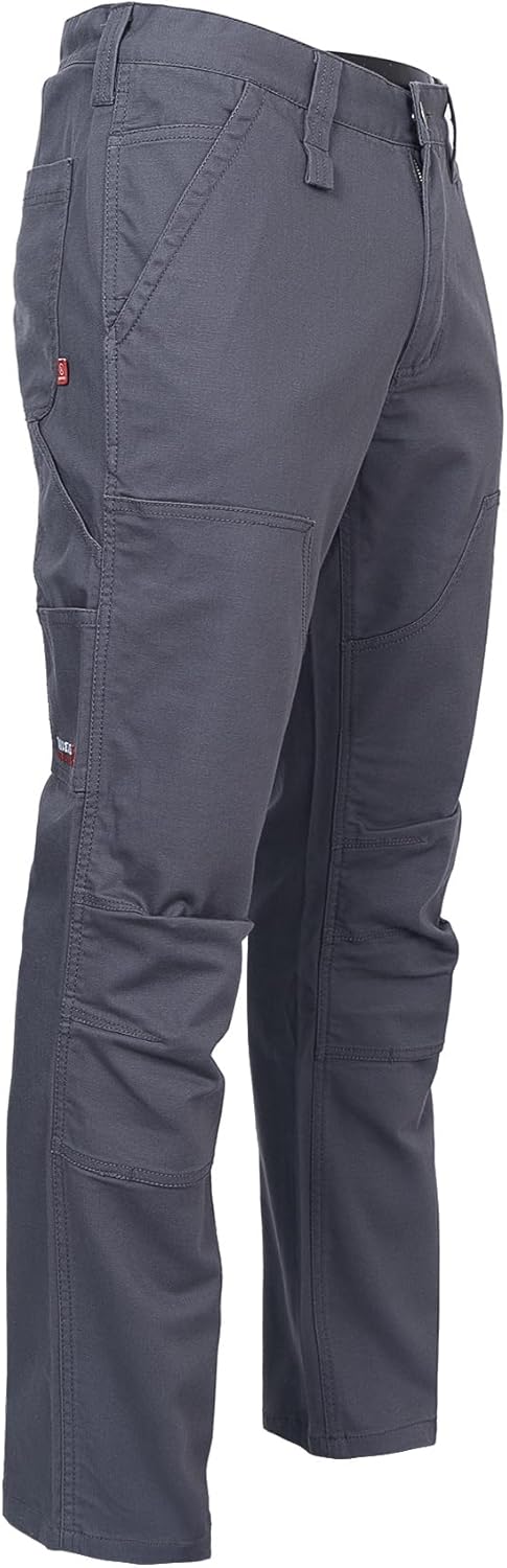 FR Pants for Men Flame/Water Resistant Duck Cargo Pants Boot Cut CAT2 - Image 2