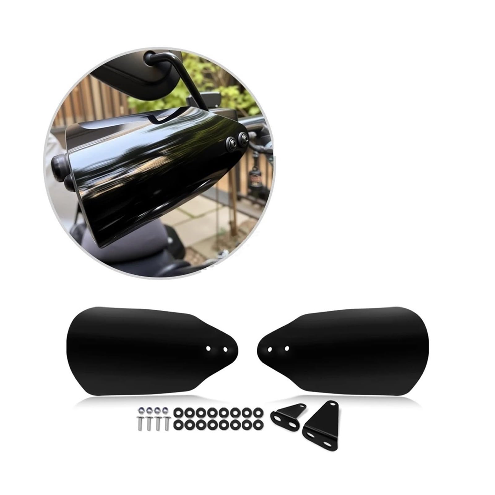 Für Road Für Glide Für FLTRX 2024 2025 Motorrad-Handprotektoren Windschutz Lenker Handschutzabdeckung Zubehör Handschützer Schutz Lenker