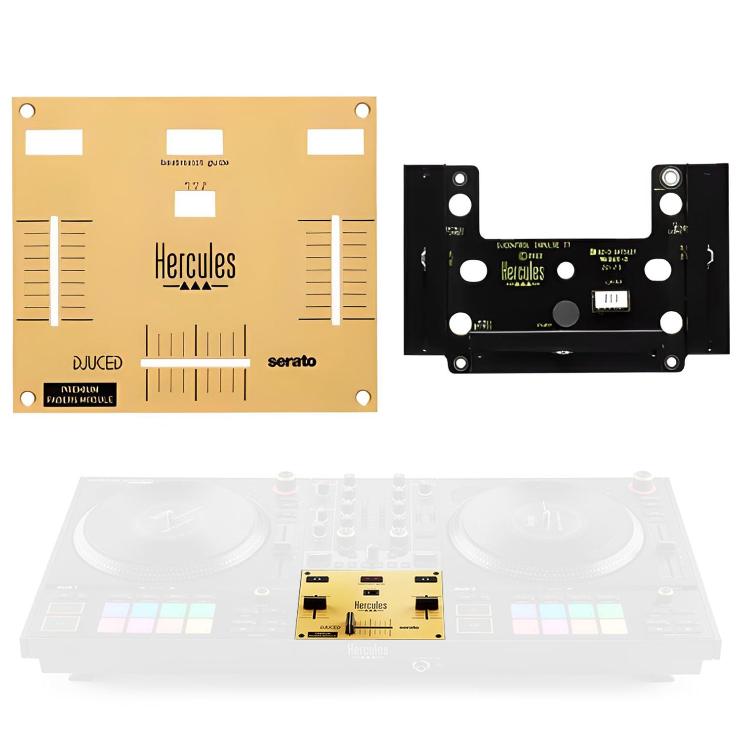 Hercules DJ Control Inpulse T7 Premium Fader Module + Gamuza de microfibra Keepdrum