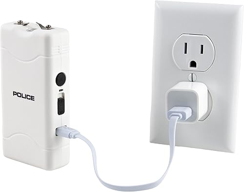 Miniatura 5 de Police Pistola paralizante para defensa personal 800 – Mini recargable de alto voltaje con linterna LED, compacta y resistente, seguridad personal