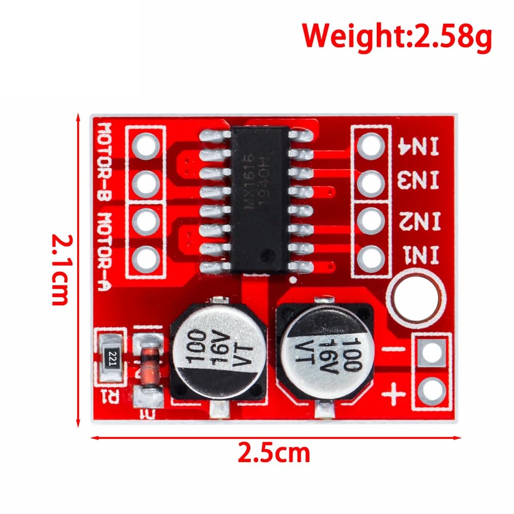 Modulo Driver Motore H-Bridge 10A 30A Peak Per Motori DC E Stepper - Scheda Di Controllo Con MOSFET IRF3205 - 3