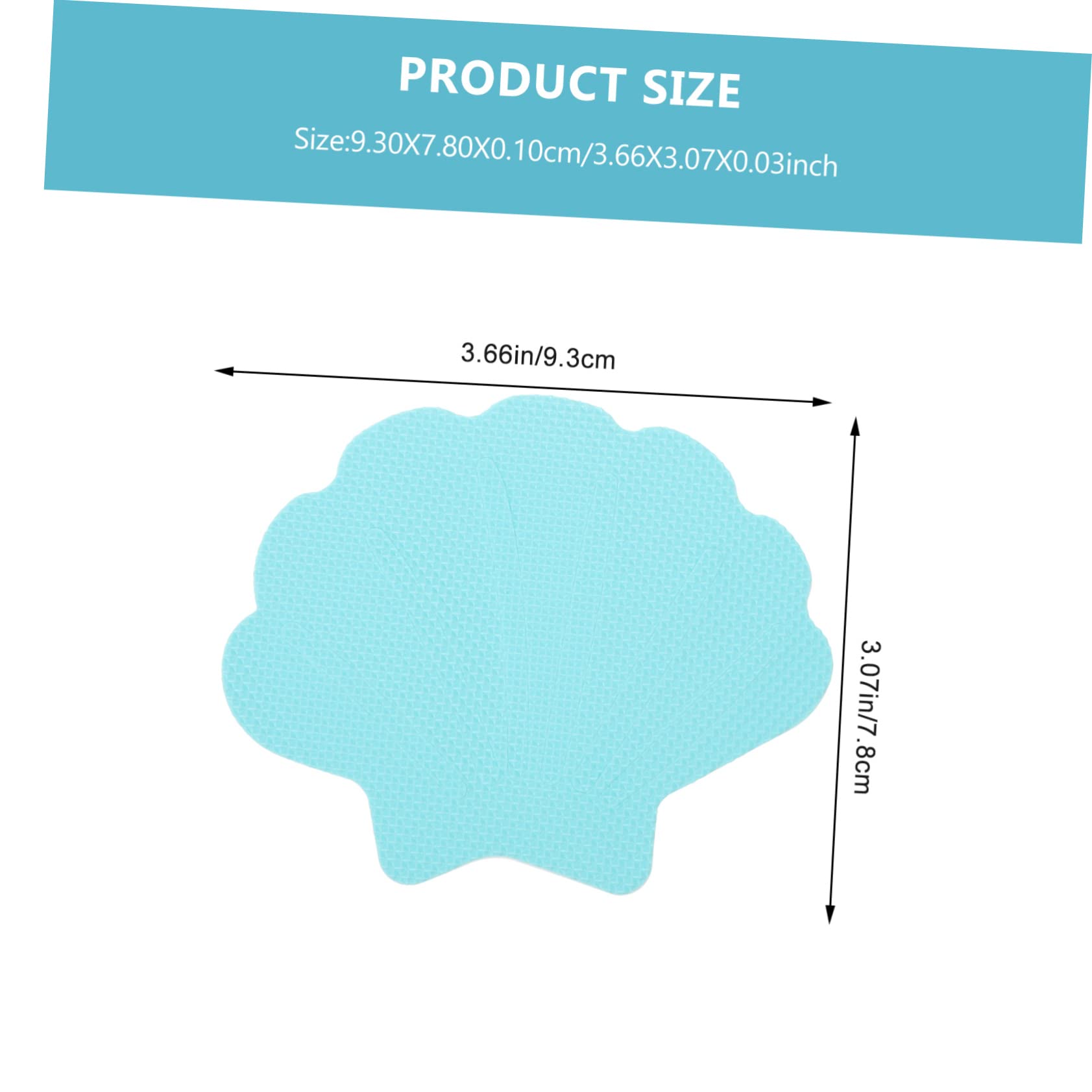 OUNONA 1 Set Cartoon Shell Non Slip Bath Stickers Slip Bathroom for Easy to Install Bathtub Stickers Fun Shapes and Colors for Safety Showers and Pools