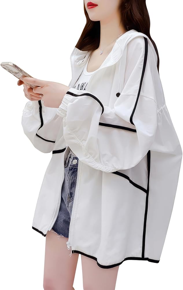 フード付きパーカー♡シアーパーカー♡レディース ゆったり 体型カバー 日焼け対策 フード付きパーカー♡シアーパーカー♡レディース ゆったり 体型カバー