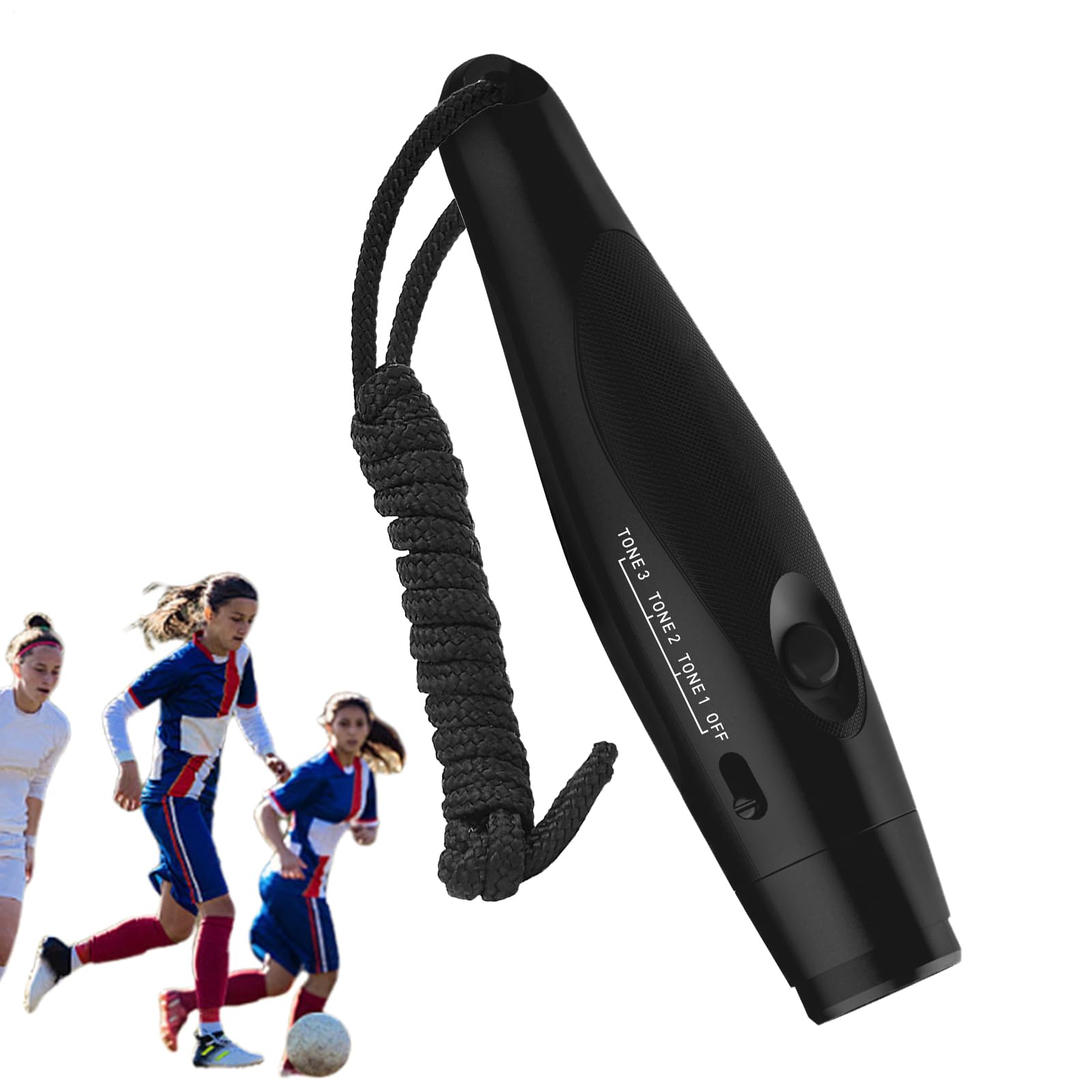 Fischietto Elettronico 3 Suoni - Fino A 125 DB - Con Cordino - Per Sport, Allenamento, Addestramento Animali - Igienico E Pratico - Foto 1