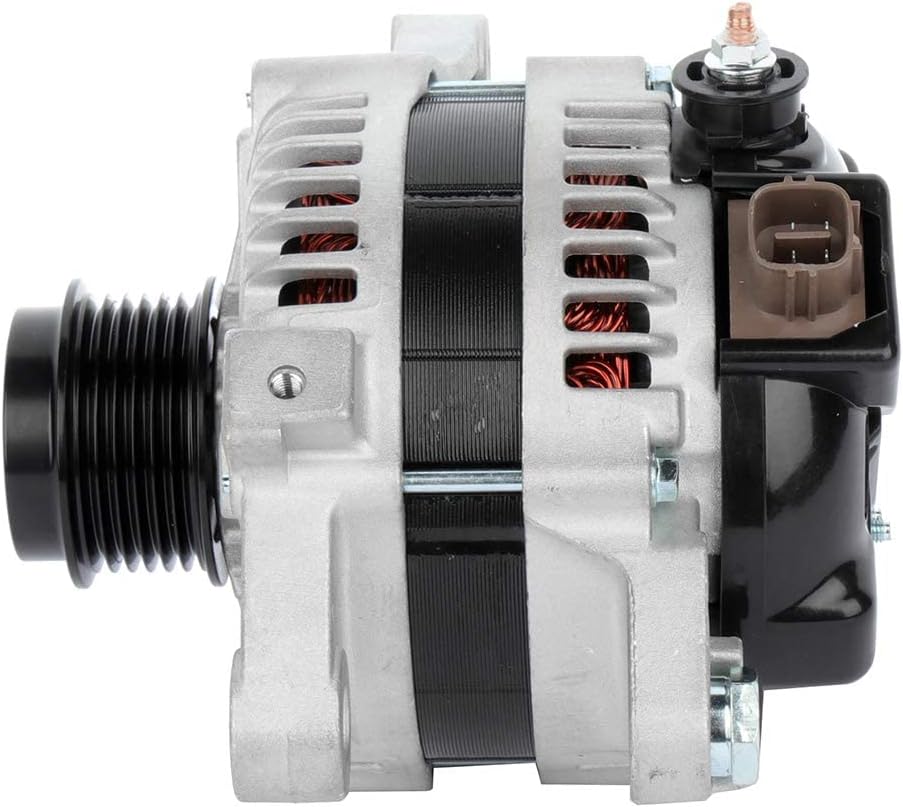 New Alternator Compatible with 2009-2010 for Corolla 2009-2010 for Vibe 2009-2010 for Matrix Alternator 100AMP 12V High Output Alternator OE #12897 11385 11386 11577 210-0731 210-0699