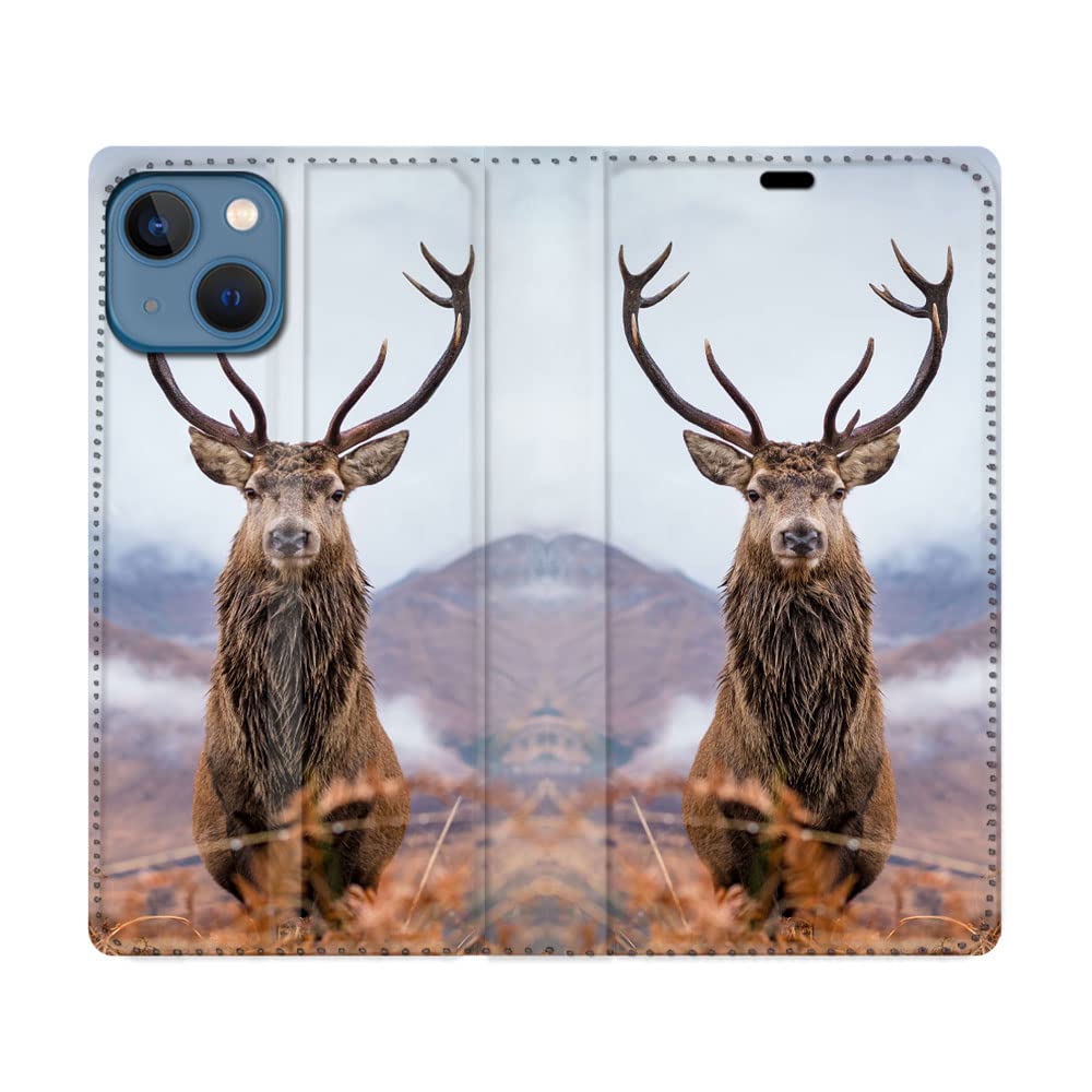 Funda iPhone 14 Plus montaña y caza carcasa libro ideal para senderismo 3