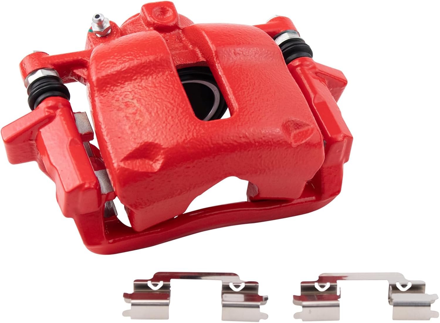 TRQ Front Right Brake Caliper Performance Red Passenger Side Compatible with 2007-2015 Mini Cooper