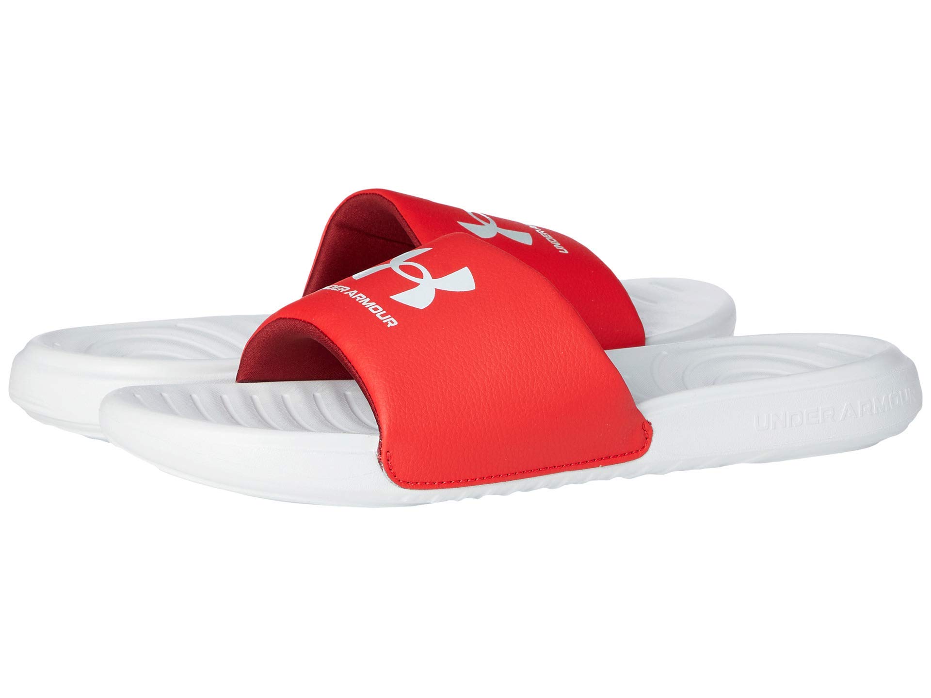 Under Armour Erkek Ansa Fix SL Terlik Halo Gray / Red / Halo Gray