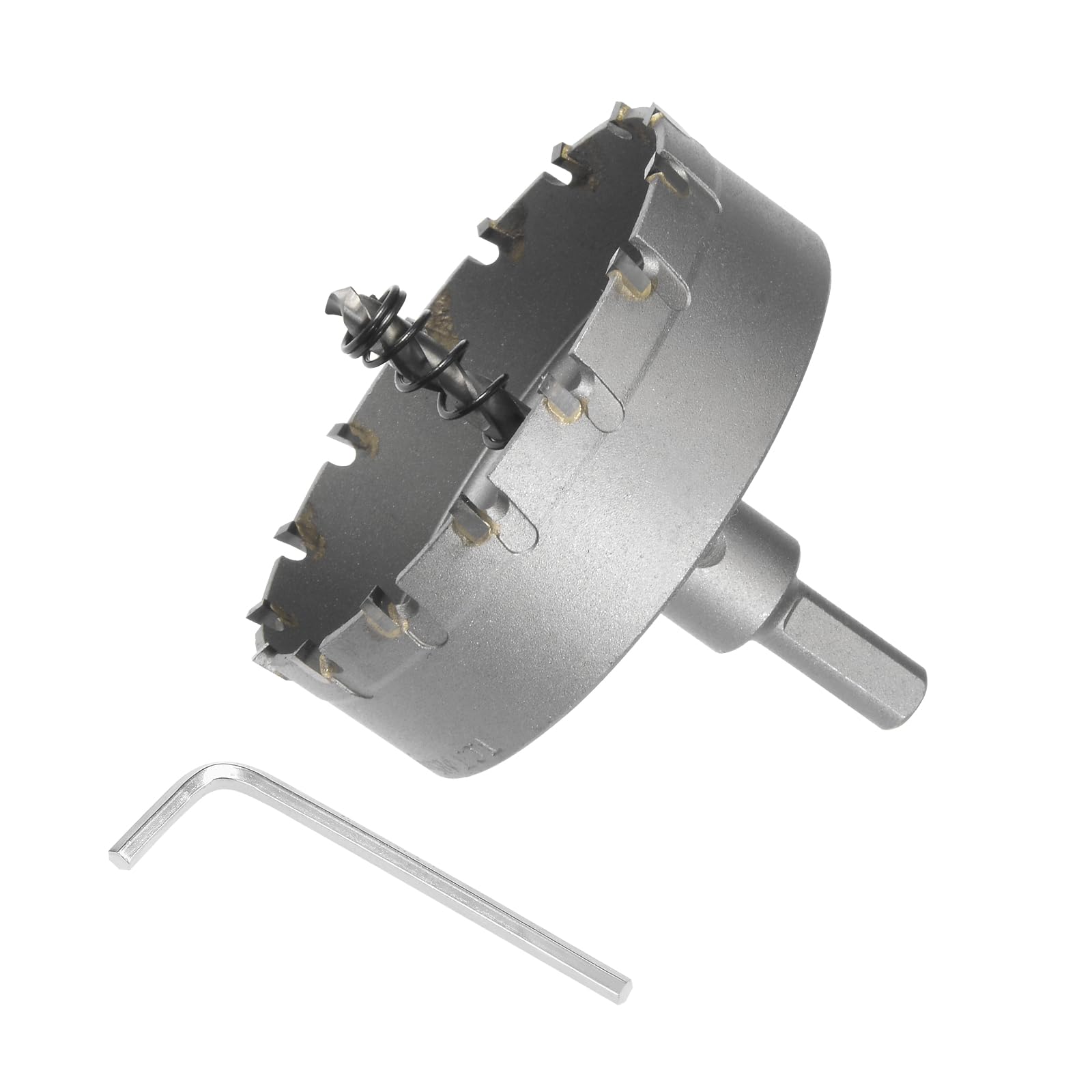 CoCud Carbide Hole Saw, 3.3 Inch/85mm Diameter, Metal Steel Hole Cutters Drill Bits - (Applications: for Metal Wood), 1-Pieces