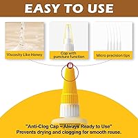 Vista 4 de Superpegamento líquido para madera, adhesivo de cianoacrilato instantáneo transparente para manualidades de madera, reparación de carpintería