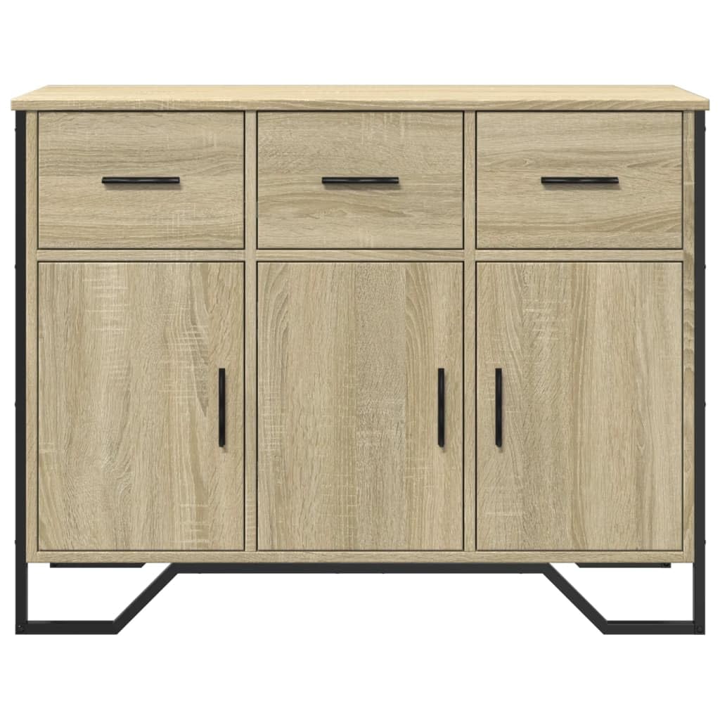 Credenza in rovere Sonoma, 97 x 32,5 x 74,5 cm