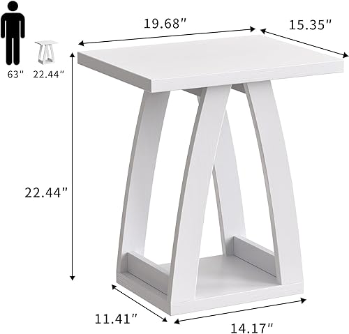 Miniatura 3 de Mesas auxiliares para sala de estar, juego de 2. Mesas auxiliares para sala de estar. Mesa auxiliar al lado del sofá. Mesa auxiliar moderna para el