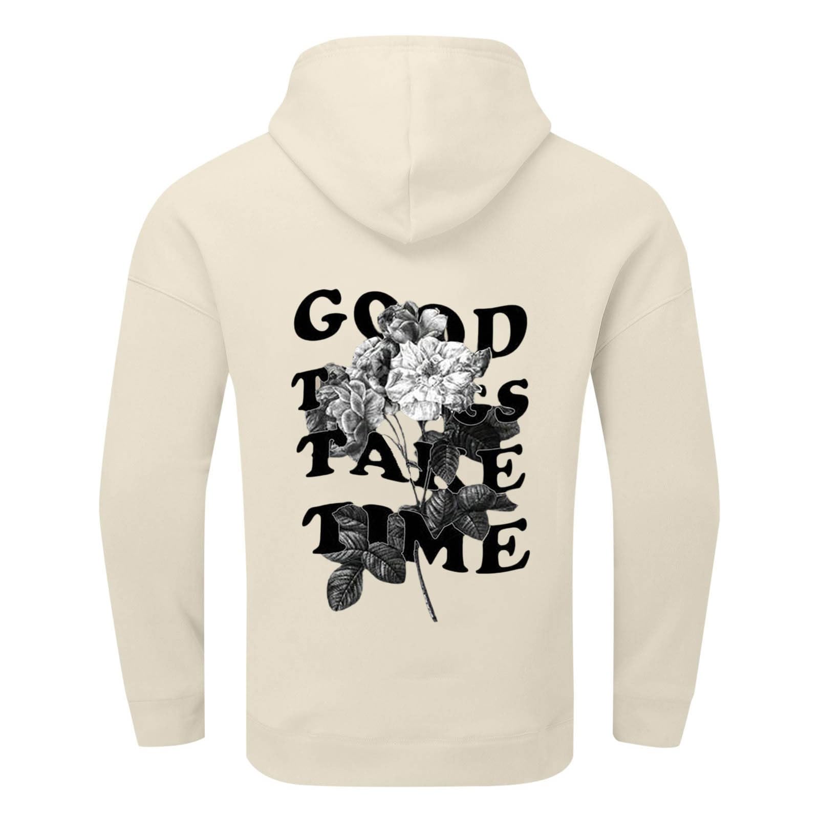 Comfortable Hoody Hooded Top Drawstring Work Sweatshirts Mens
