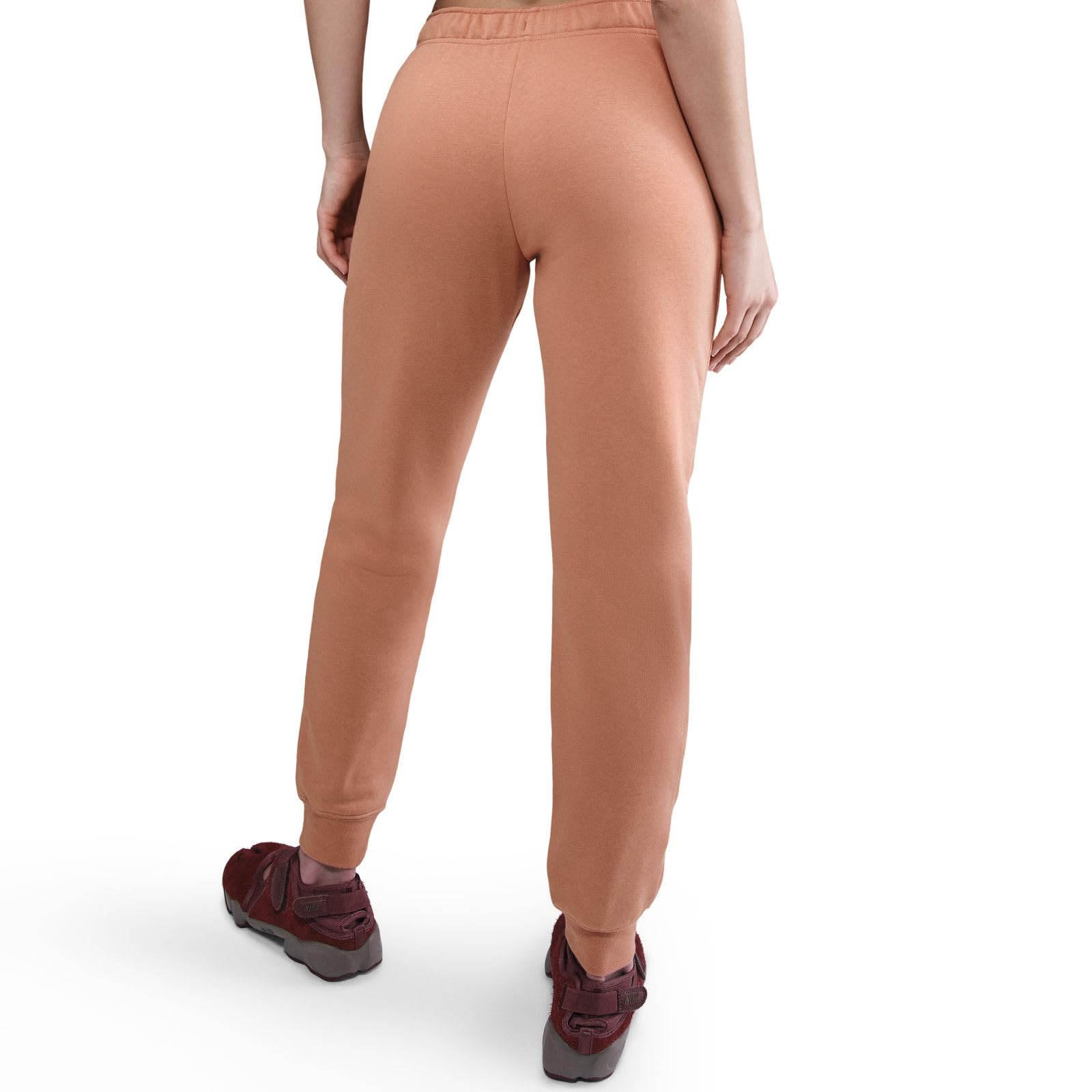 NIKE Nike Sportswear Club Fleece Hose Mit Mittelhohem Bund Und Grafik Für Damen - Spodnie Kobiety