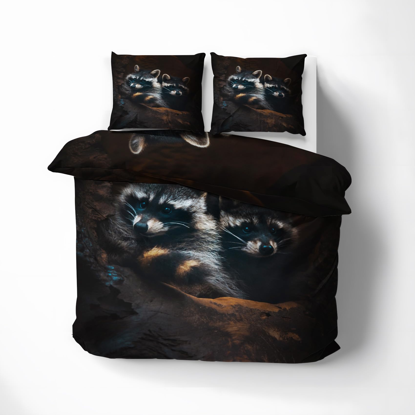 Erdmännchen Bettwäsche 3-teilig – Wendebettbezug 200x220 Cm & 2 Kissenbezüge 80x80 Cm, Mikrofaser, Weich