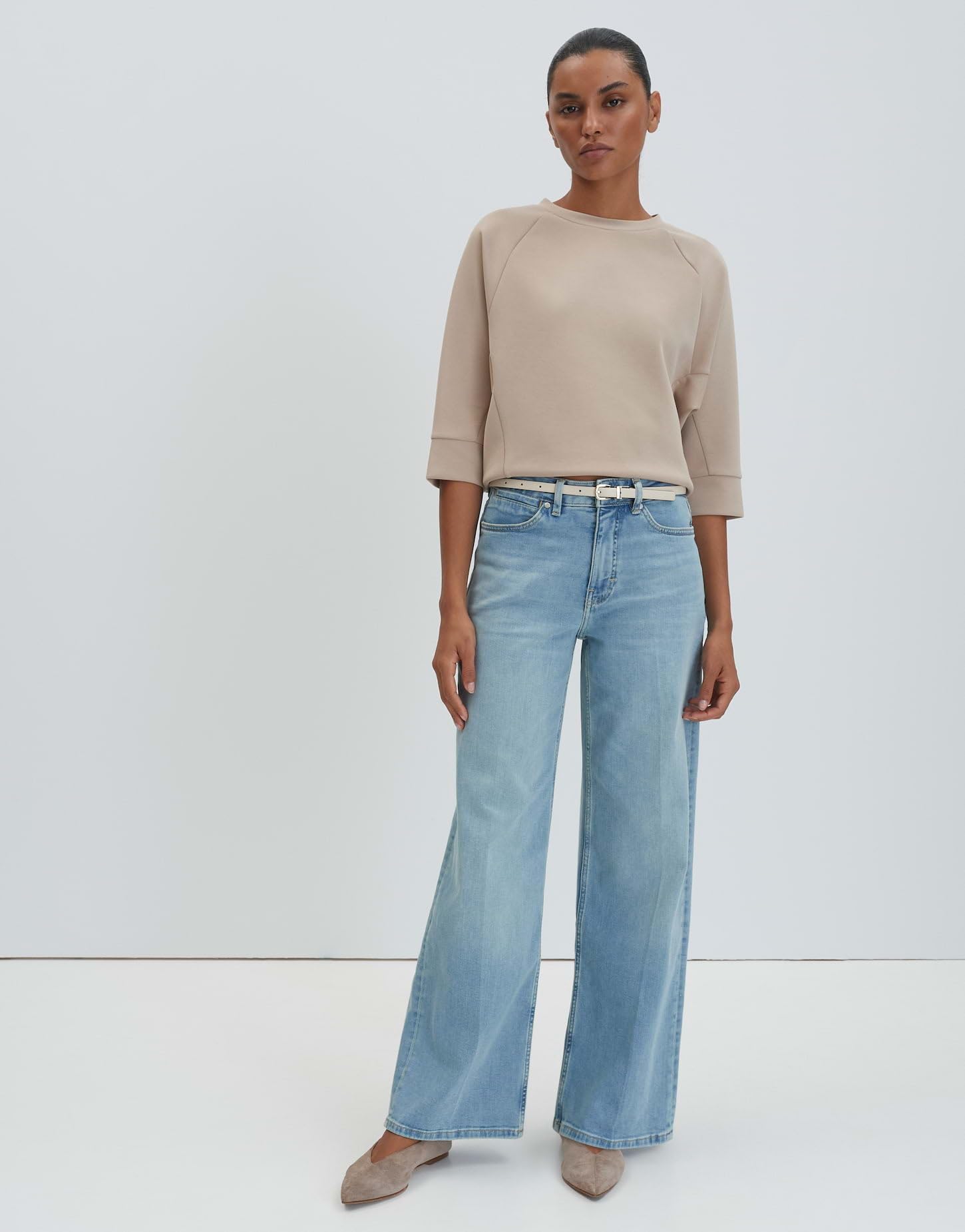 someday Damen Wide | CELLMA Iconic Wide Leg Denim aus BCI Cotton Mix Mid Rise