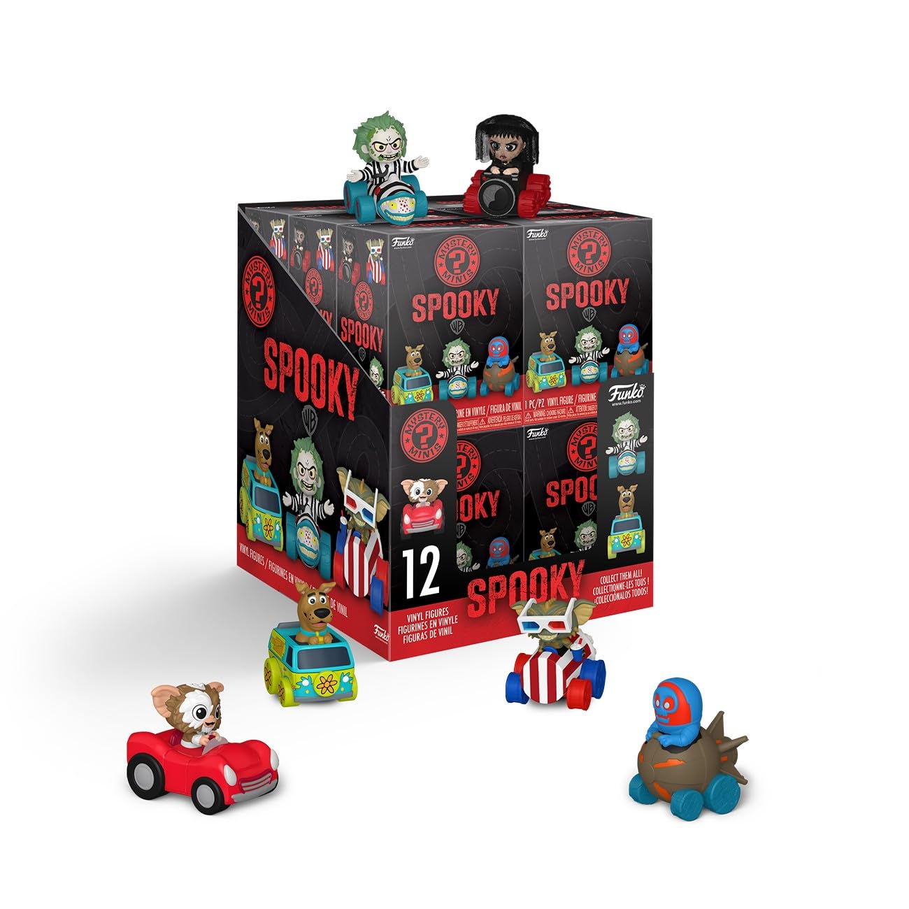 Amazon.com: Funko Mystery Mini: Spooky Rides - 12pc PDQ - Warner