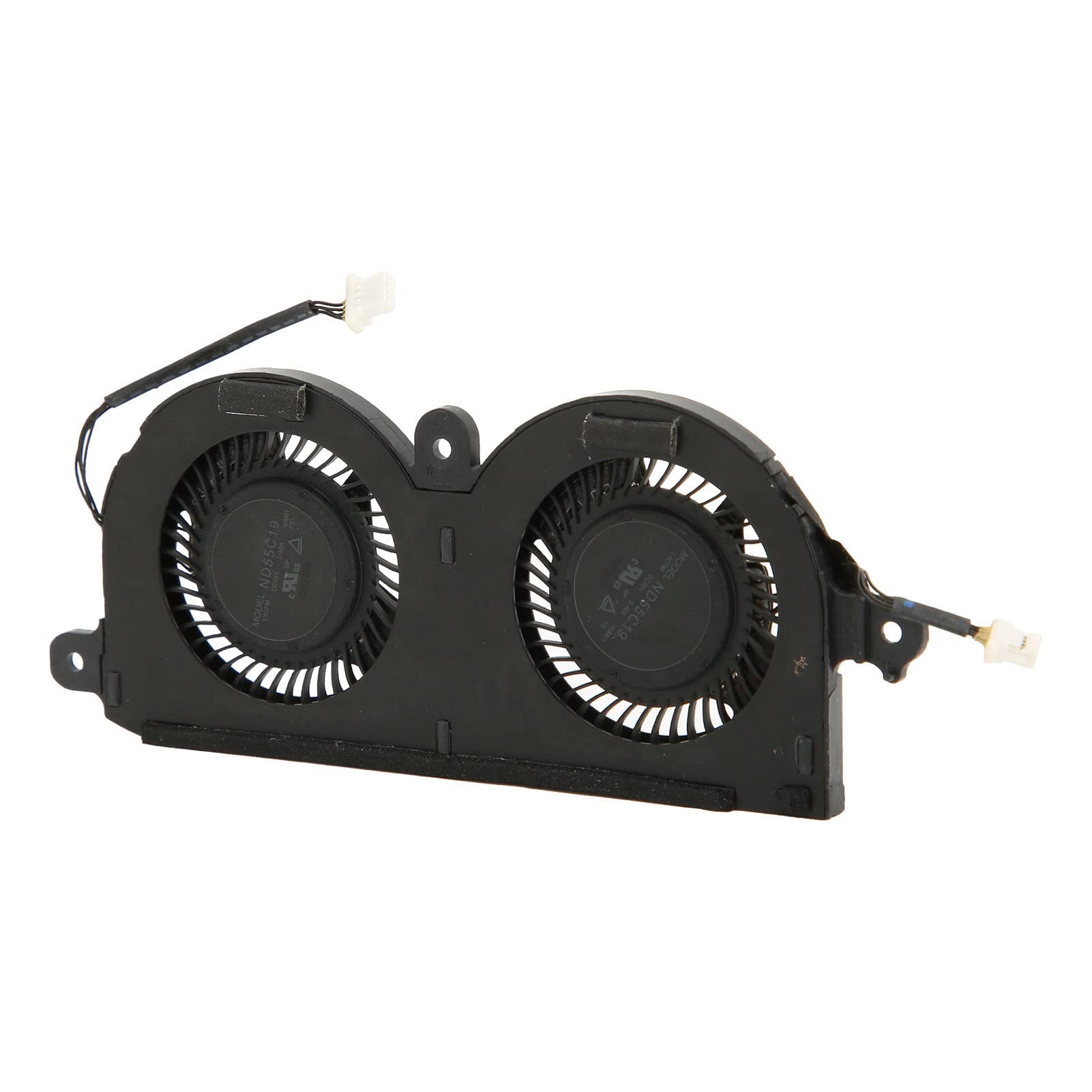 GOWENIC Ventola di Raffreddamento CPU, DC 5V 4 Pin Mini Ventola di Raffreddamento CPU per Laptop per XPS 13 9370 9380 0980WH 980WH ND55C19 16M01, Ventola di Raffreddamento di Ricambio per