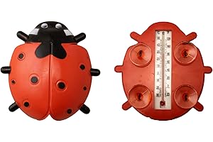 Insect Shape Window Thermometer with Suction Cups Indoor Outdoor