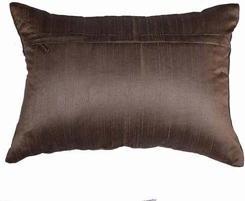 Miniatura 8 de Decozen Funda de almohada  Decoración del hogar con lentejuelas bordadas a mano floral para sala de estar, dormitorio, fundas de almohada con