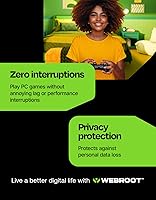 Vista 5 de Webroot Antivirus for PC Gamers 2026 1 Device 1 Year Download + System Performance Optimizer