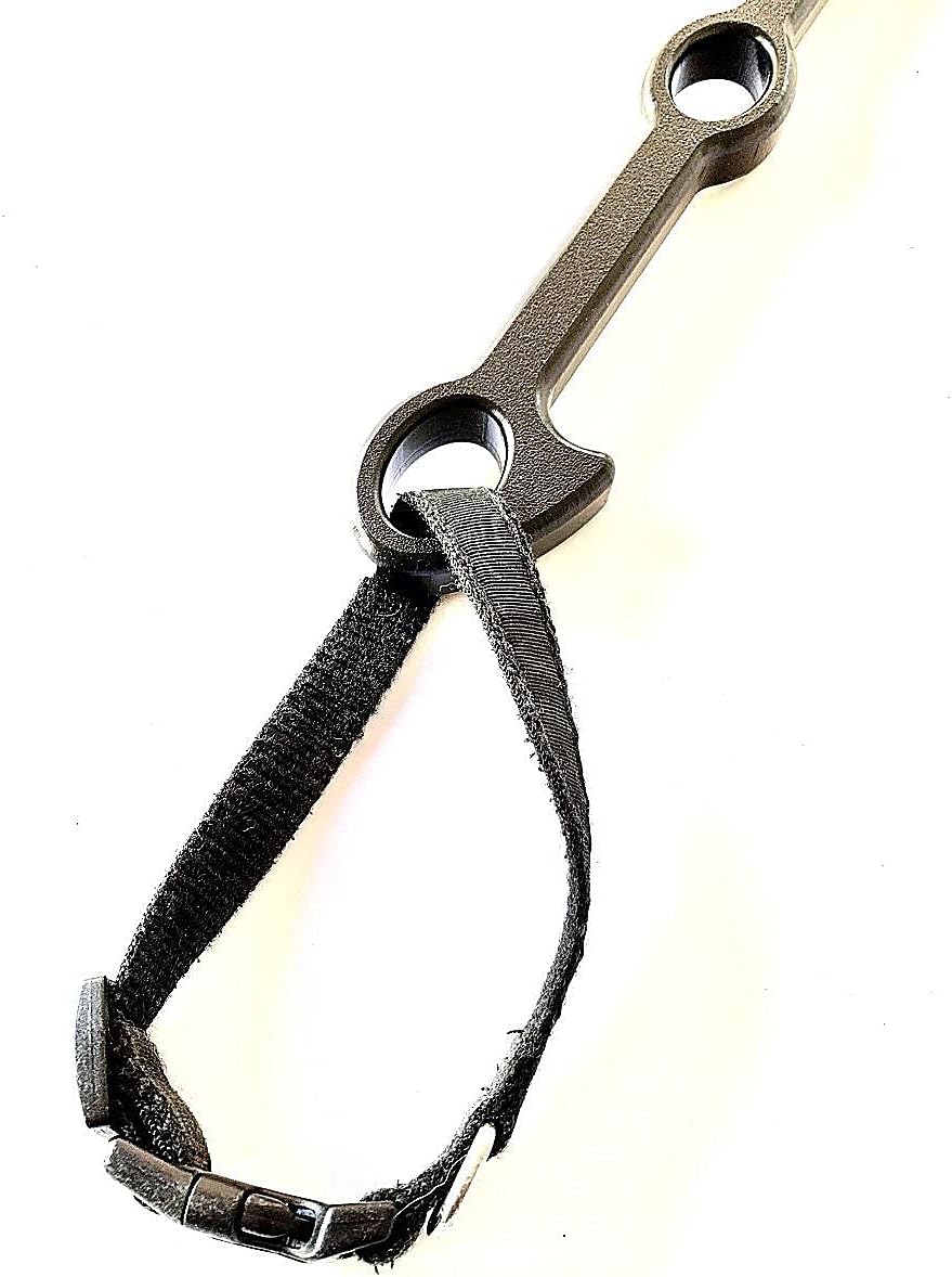 Defensive Stick, Defence Cane, Multi-Function UTURN Stick with Hook, Defense Club, for Walkers, Dog Walkers, Bicyclists, Hikers. Black.