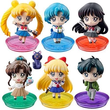 Amazon ぷちきゃら シリーズ 美少女戦士セーラームーン ぷちっと学園生活よ 編 Aタイプ 6種セット フィギュア ドール 通販