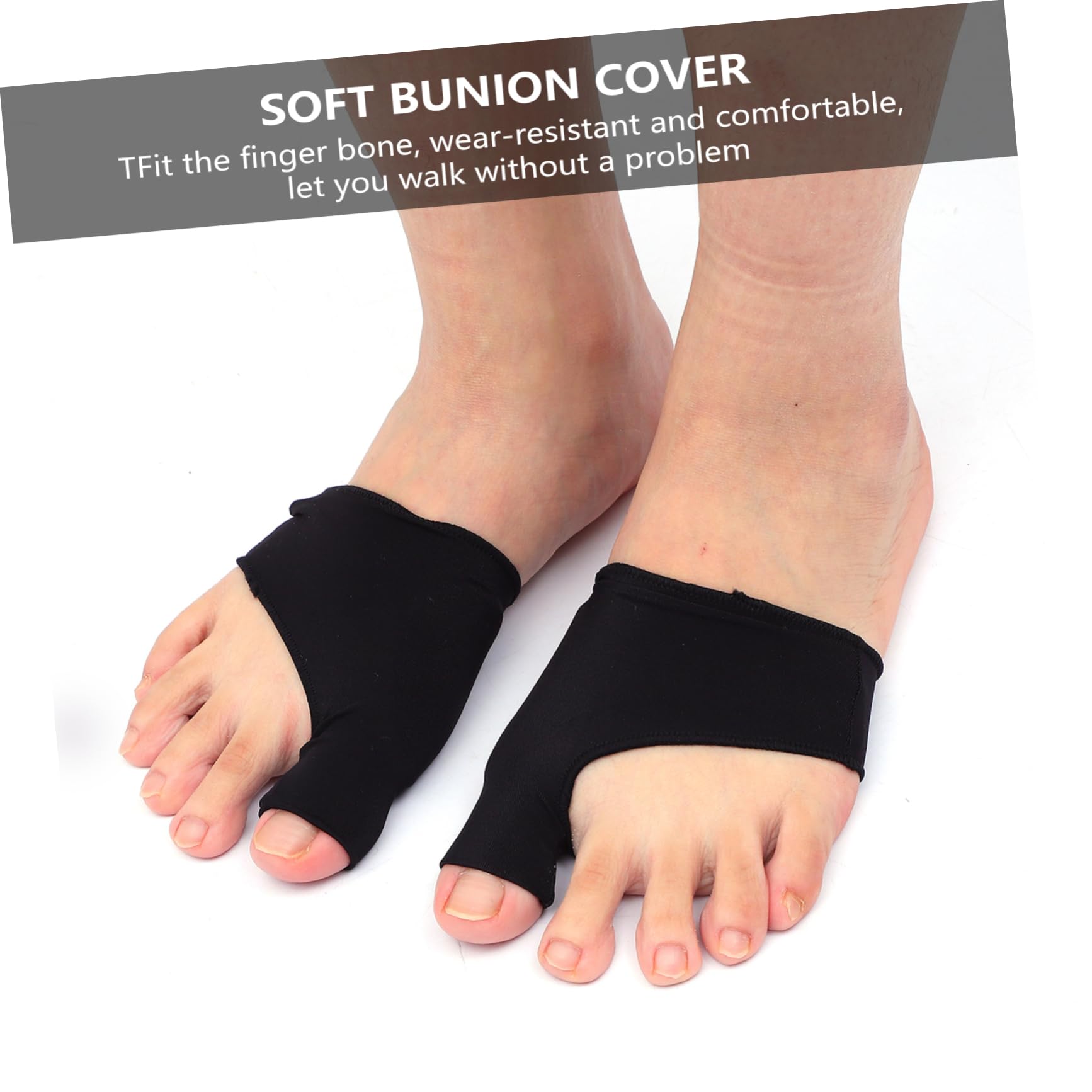COLLBATH 2 Pairs Separator Hallux Bunion Breathable Fabric Comfortable Bunion Relief for Big
