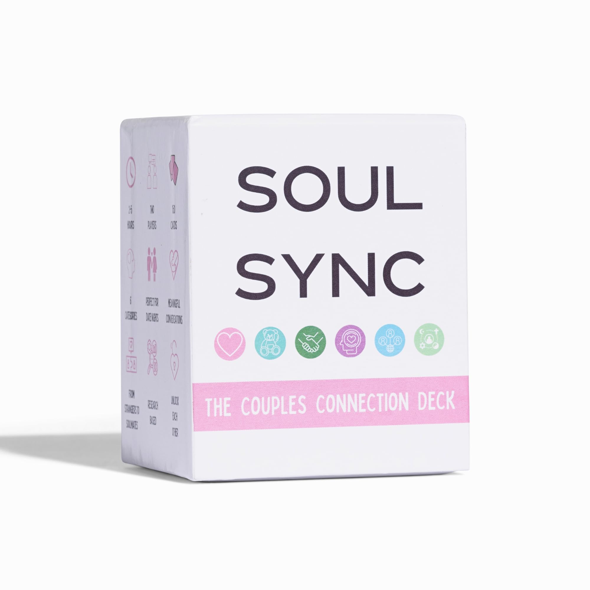 Soul Sync Co - Fun Couples Games for Date Night, an Intimacy Card Game for Married Couples, & Marriage Game for Couples to Reconnect Plus Fun Questions for Dates