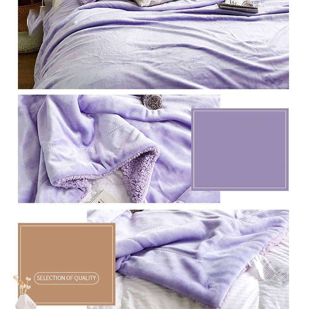 Mantas Reversibles de Franela Sherpa,Manta de Sofá Tacto Aterciopelado,Tela de Cepillo Extra Suave, Súper cálida, Mantas para sofás acogedora y Ligera, Cuidado fácil