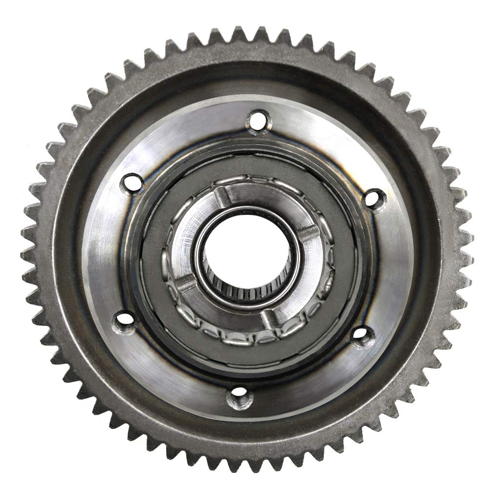 AHL Starter Clutch One Way Bearing Gear Assy 12600-29810-000 13216-S010 3445-031 Compatible with Kawasaki KFX 400 2003-2006/KlX400 2003-2004, Compatible with Arctic Cat DVX 400 2004-2008