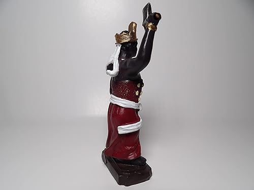 Miniatura 4 de Estatua de Chango Orisha. Estatua de Chango 5". Dios de Los truenos.