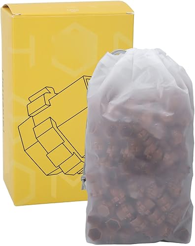 Miniatura 5 de Juego de 200 vasos de tinta de tatuaje de color, vasos de tinta empalmables con forma de colmena para pigmentos, vasos de pigmento de maquillaje