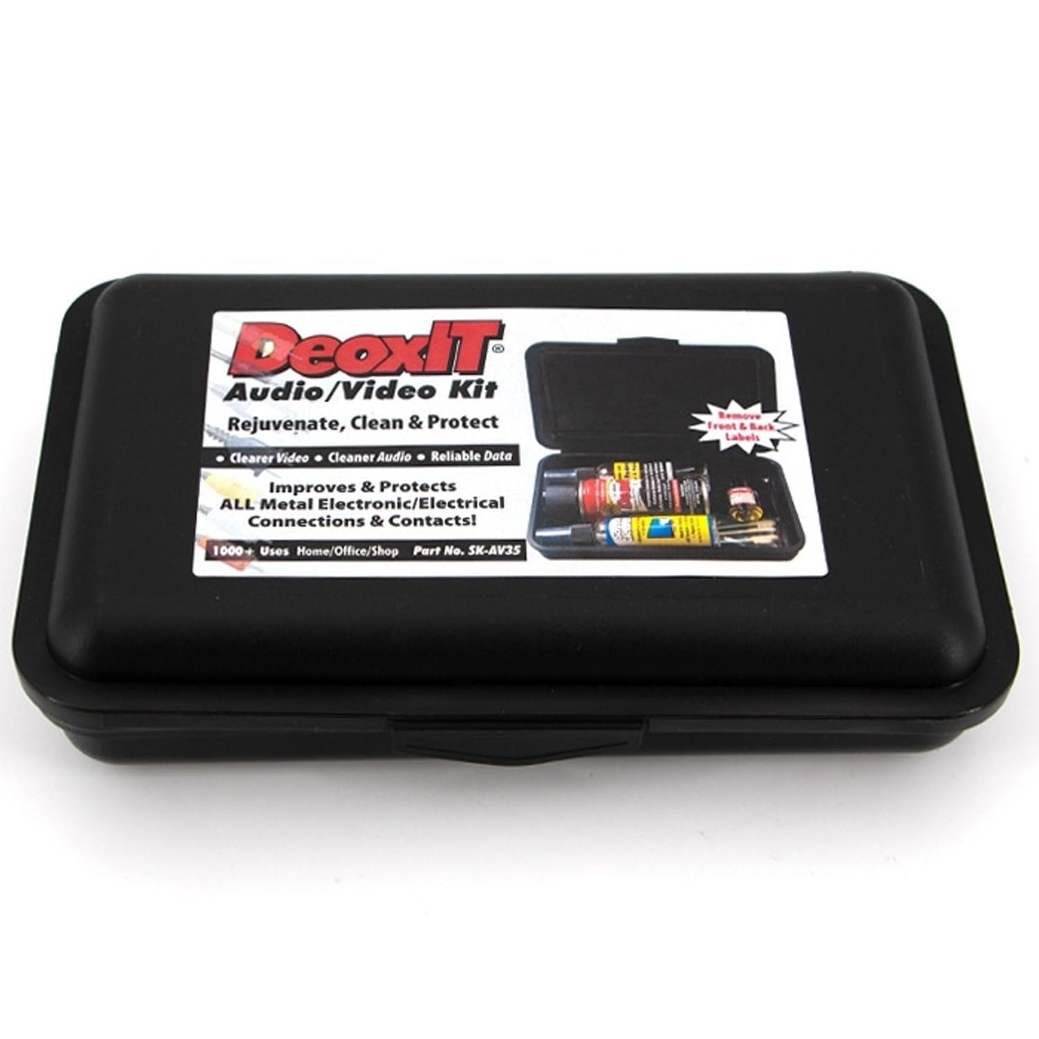 Caig Laboratories DeoxIT SK-AV35 Audio Video Pflegeset mit keepdrum Mikrofasertuch