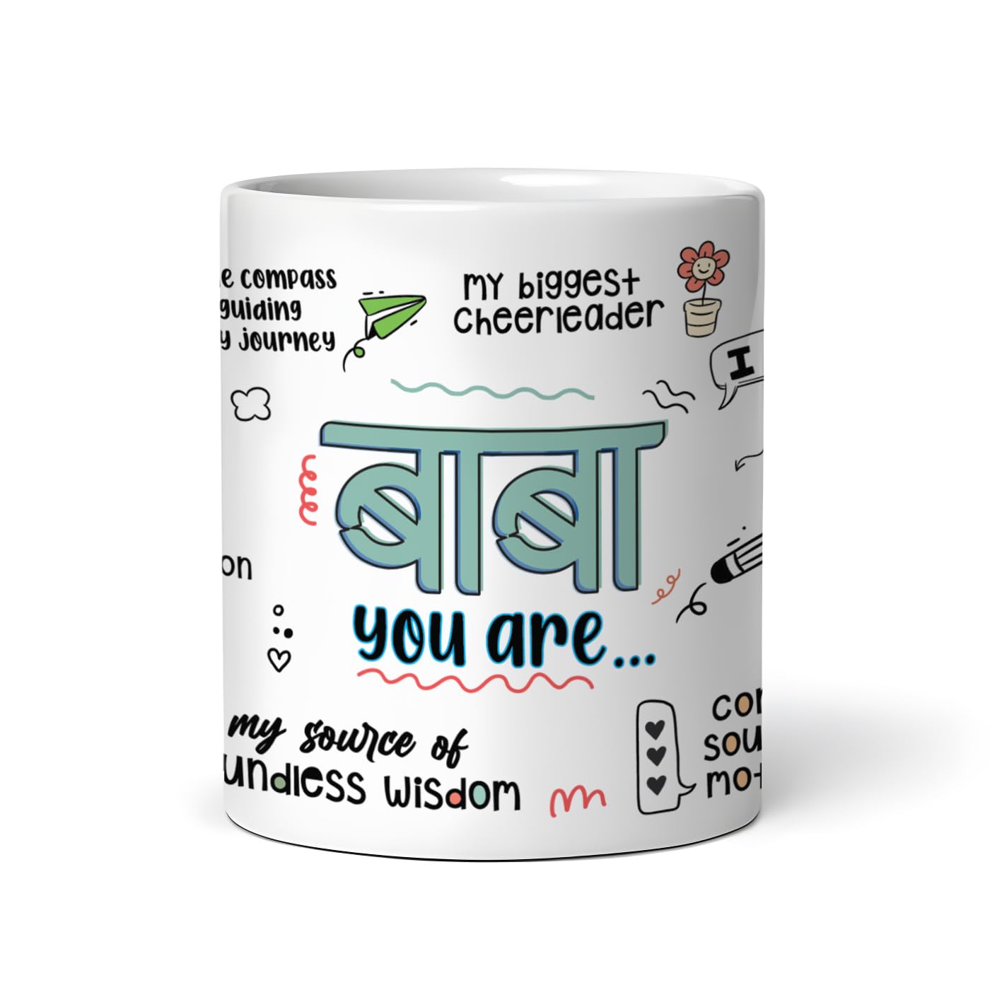 Gogirgit Ceramic Coffee Mug Collection for Dad, Fathers Day/Birthday Gift, 330ml, Microwave Safe (बाबा Love Gratitude) (B0D4JT3H1P) Amazon Price History, Amazon Price Tracker